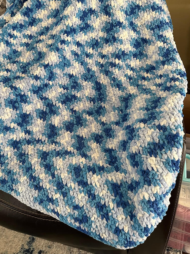 Blanket - Blues and White Blanket - Blues and White