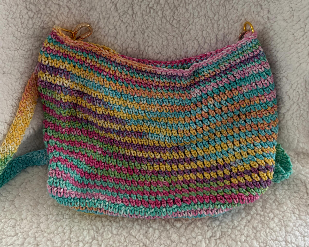 Rectangular bottom Bag - multi Rectangular bottom Bag - multi